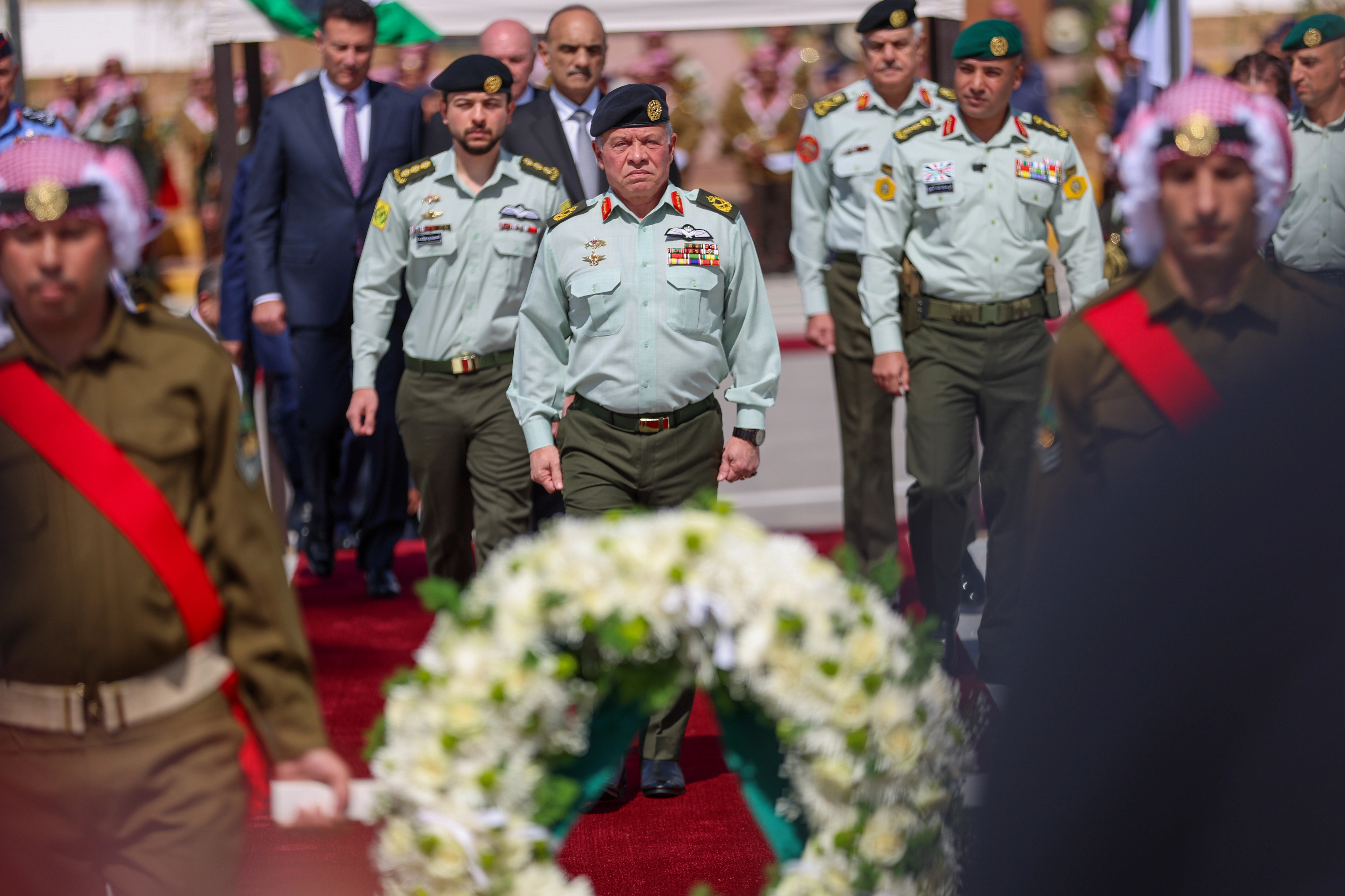King attends JAF ceremony marking Al Karamah Battle’s 56th anniversary