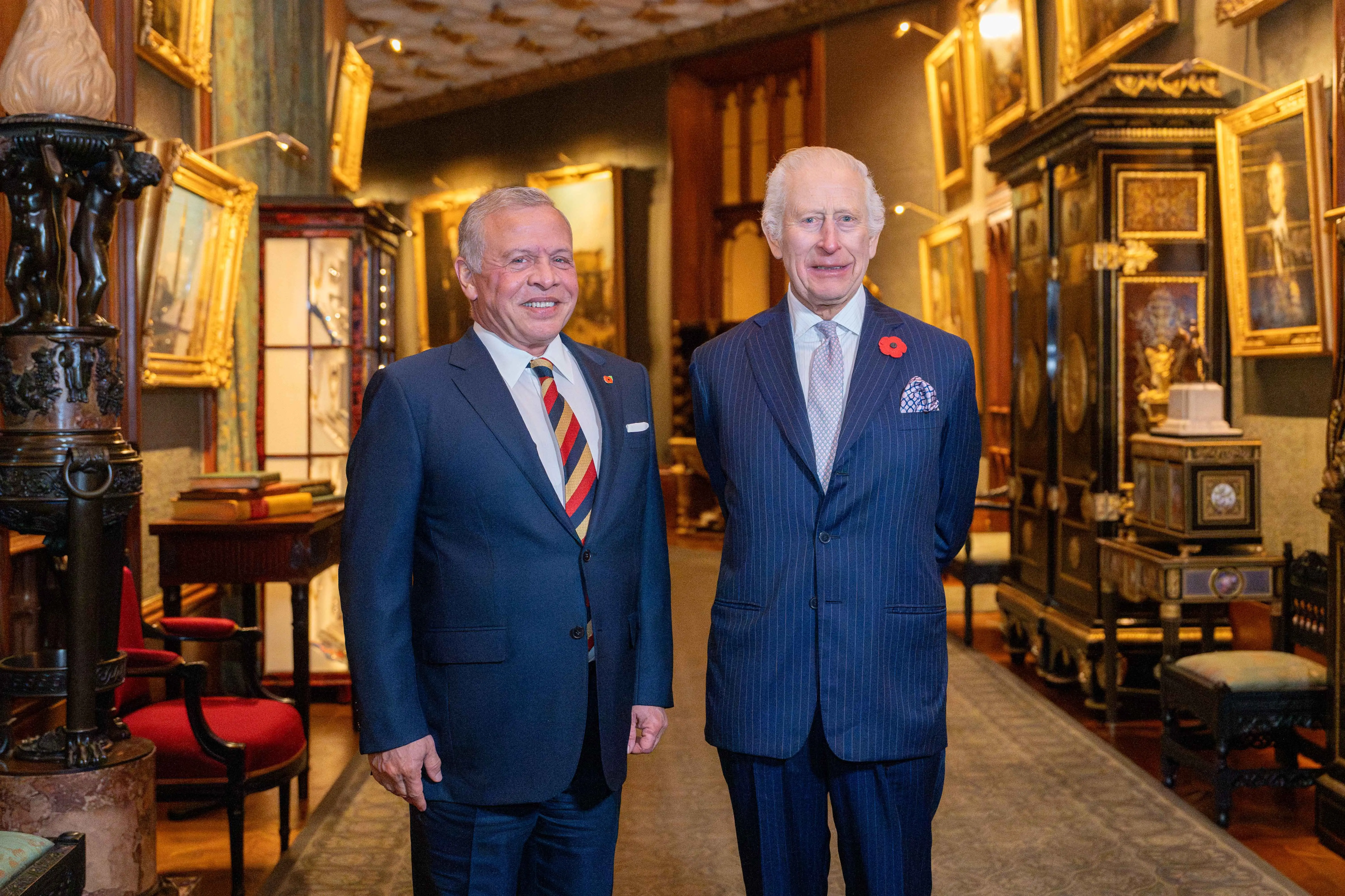 King, UK monarch meet at Windsor Castle