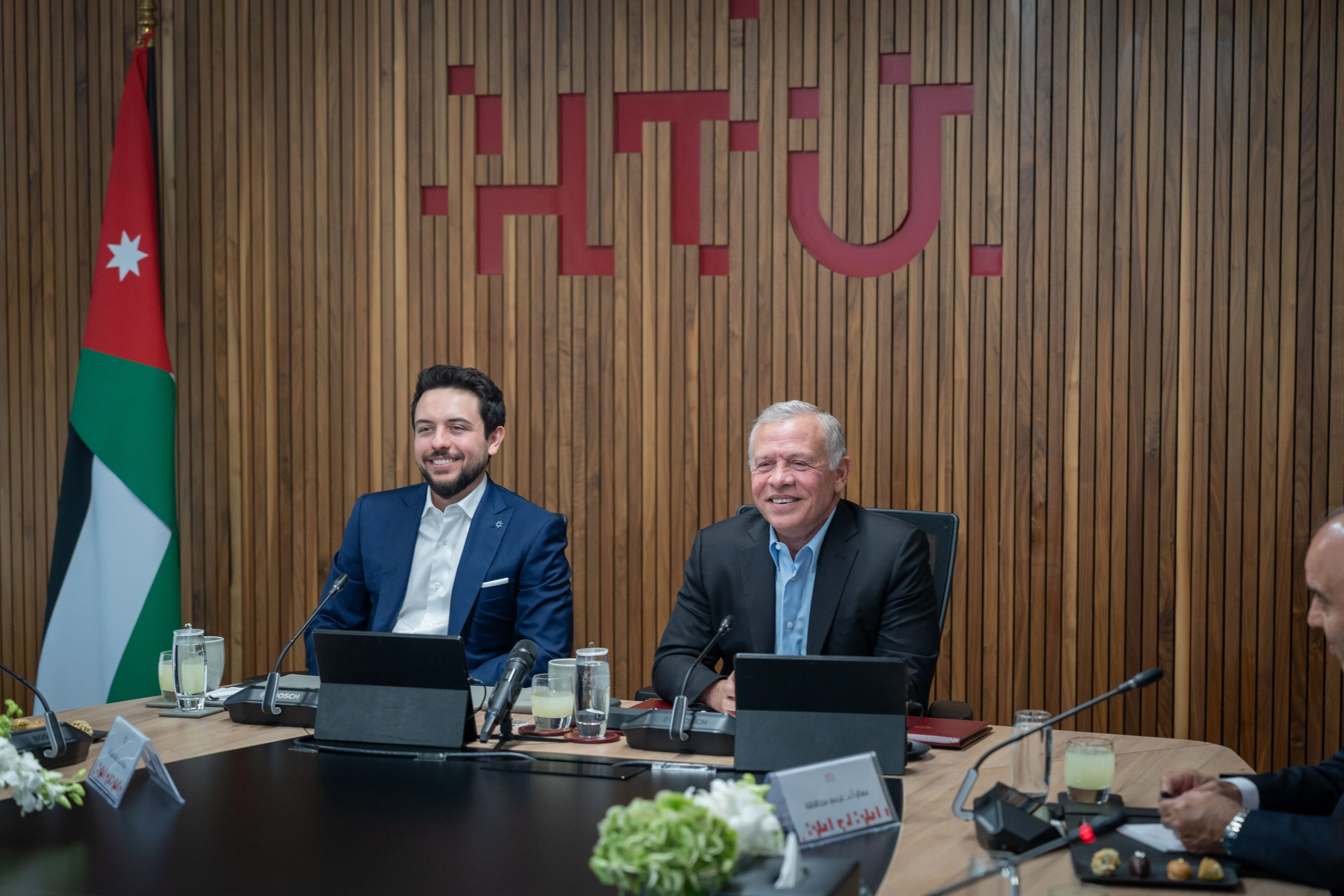 King visits Al Hussein Technical University
