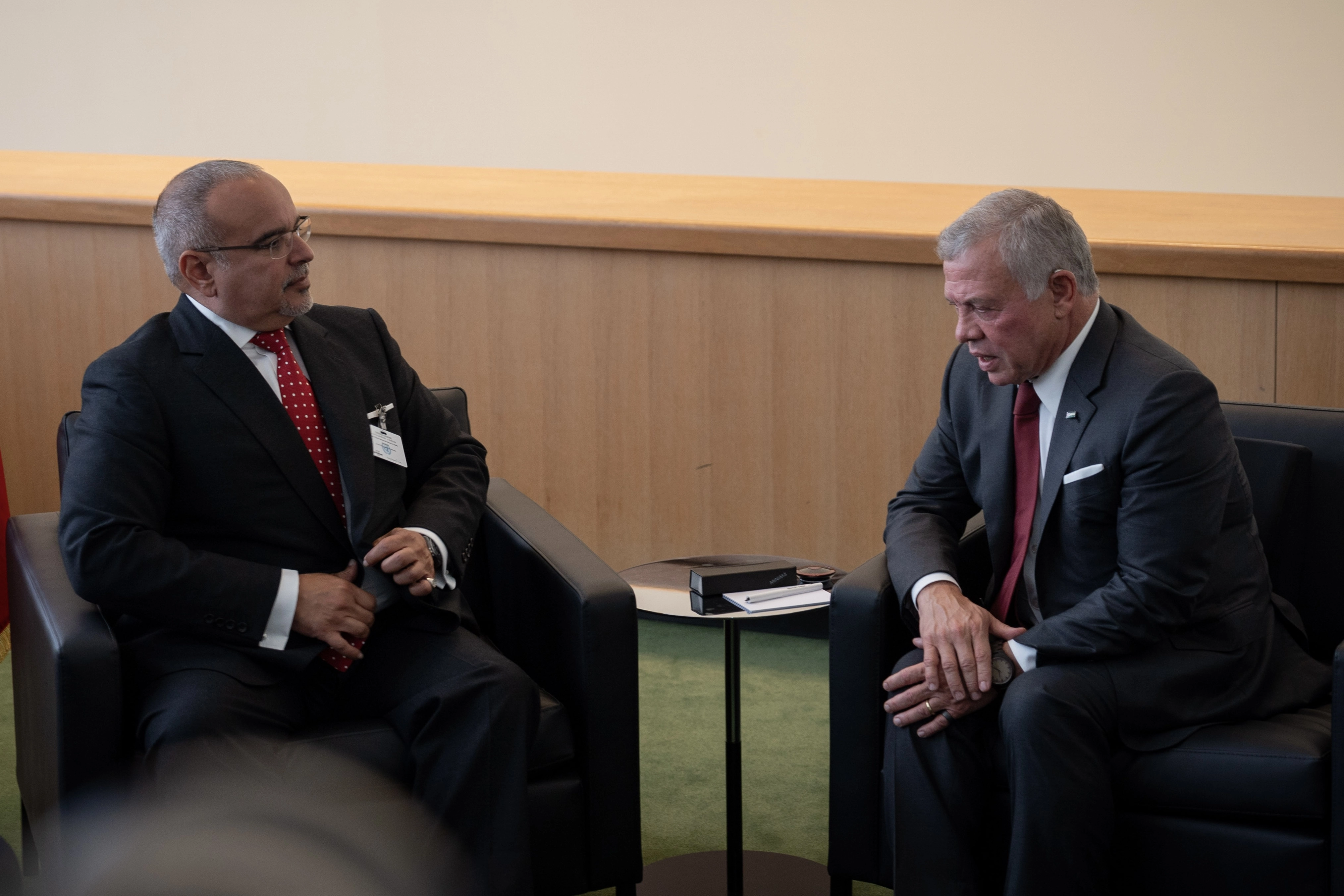 King meets Bahrain crown prince, urges stop to Israeli war on Lebanon