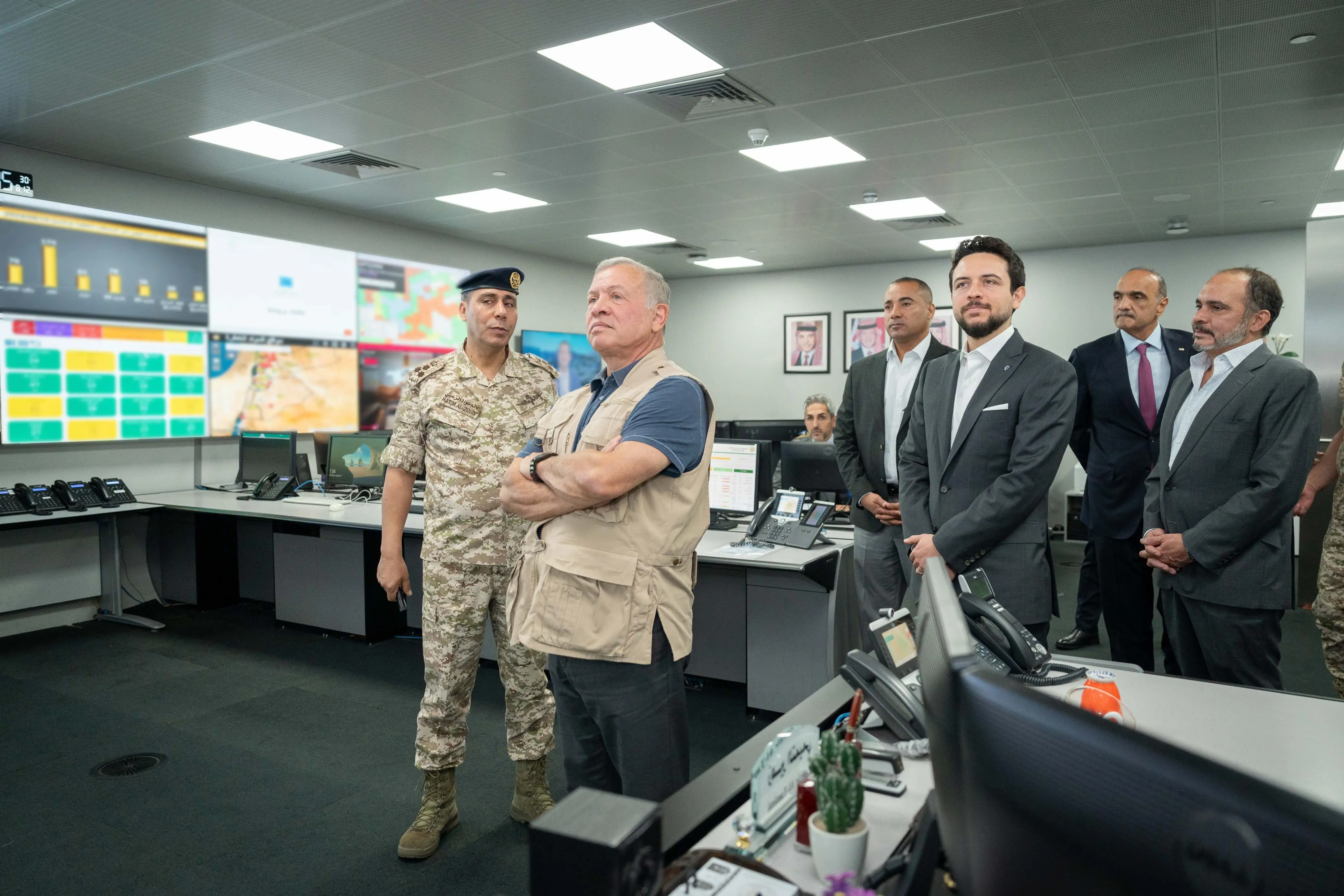 King commends development of National Centre for Security and Crisis Management
