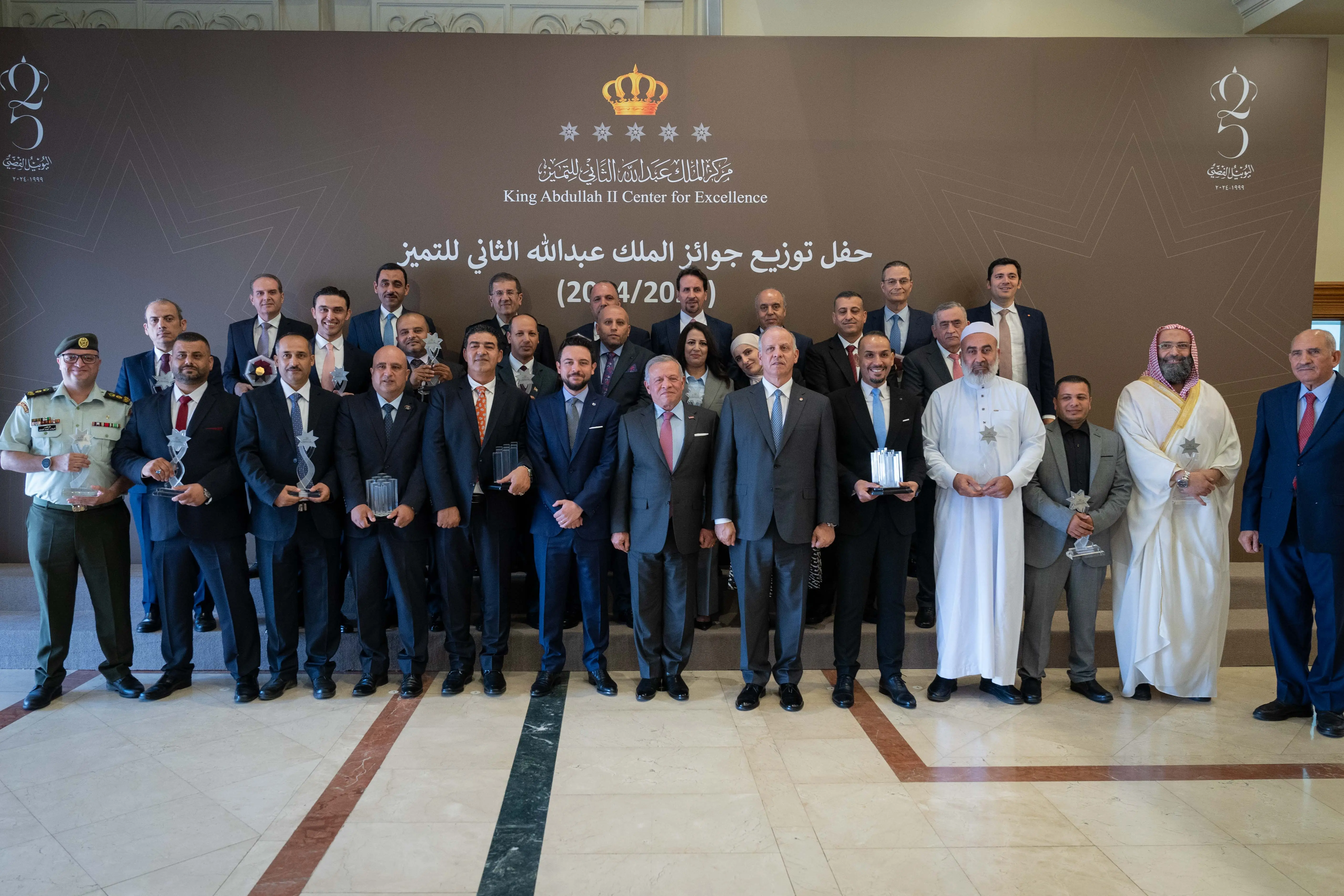 King honours winners of King Abdullah II Award for Excellence