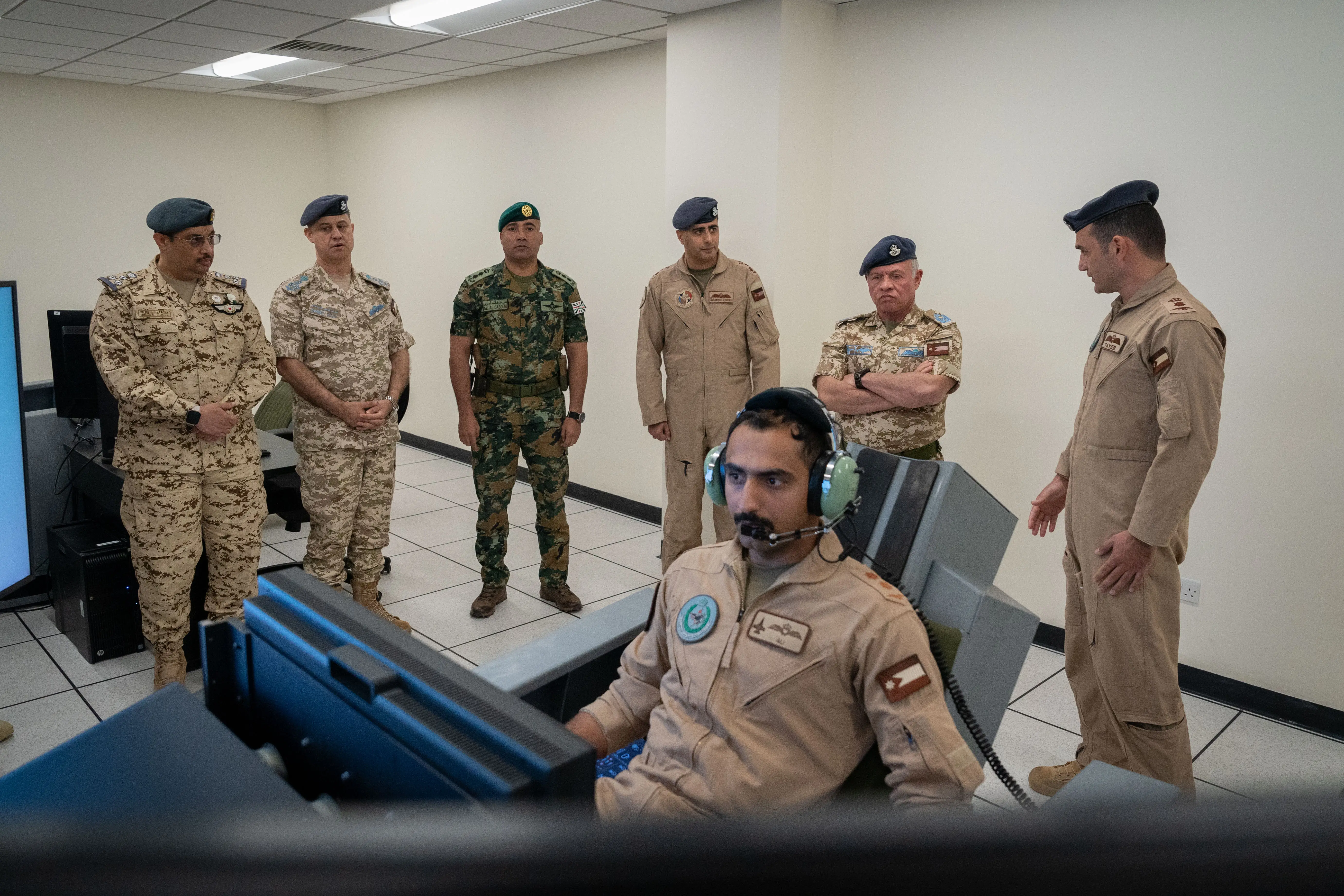 King inaugurates Air Combat Training Squadron