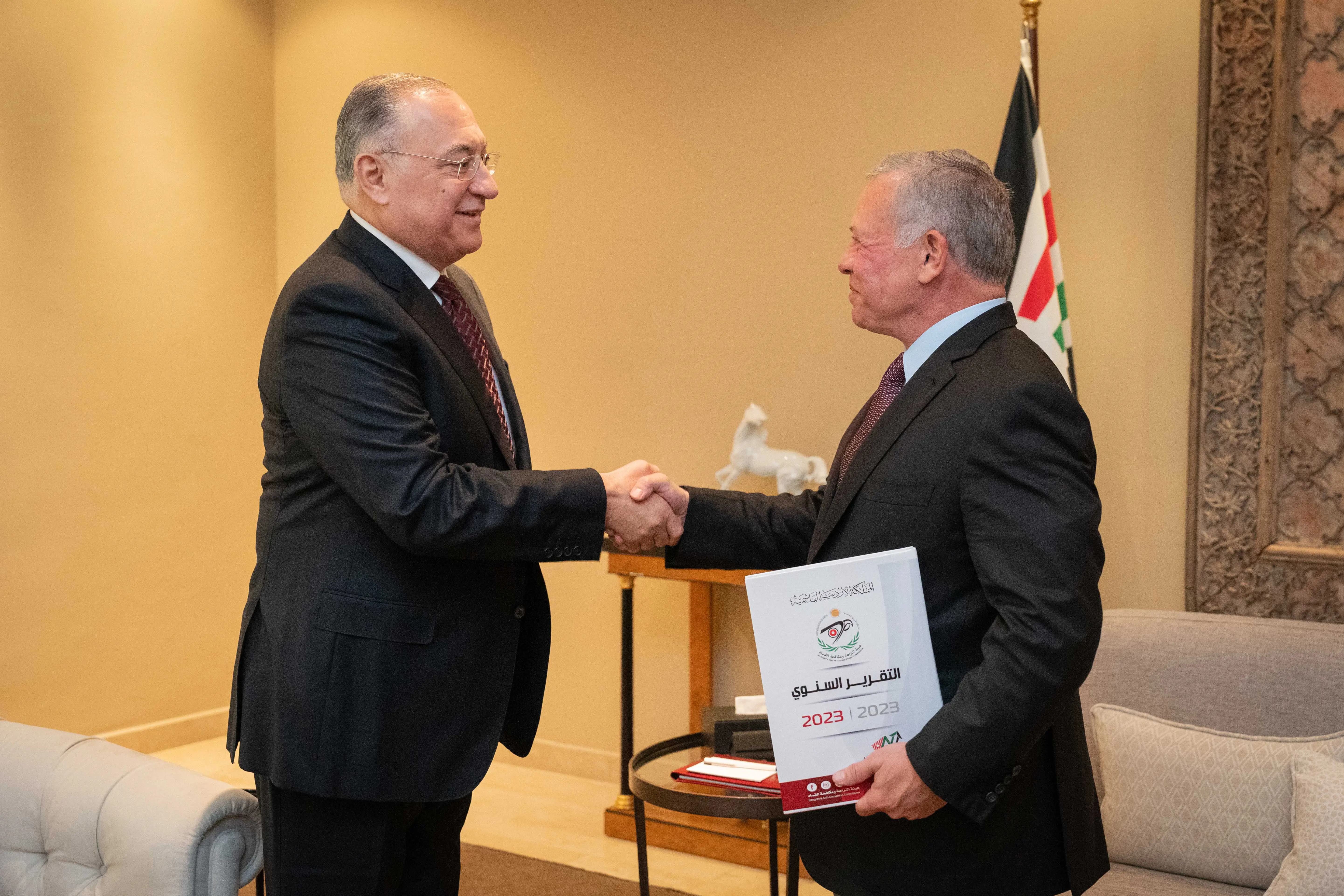 King receives integrity commission’s annual report for 2023