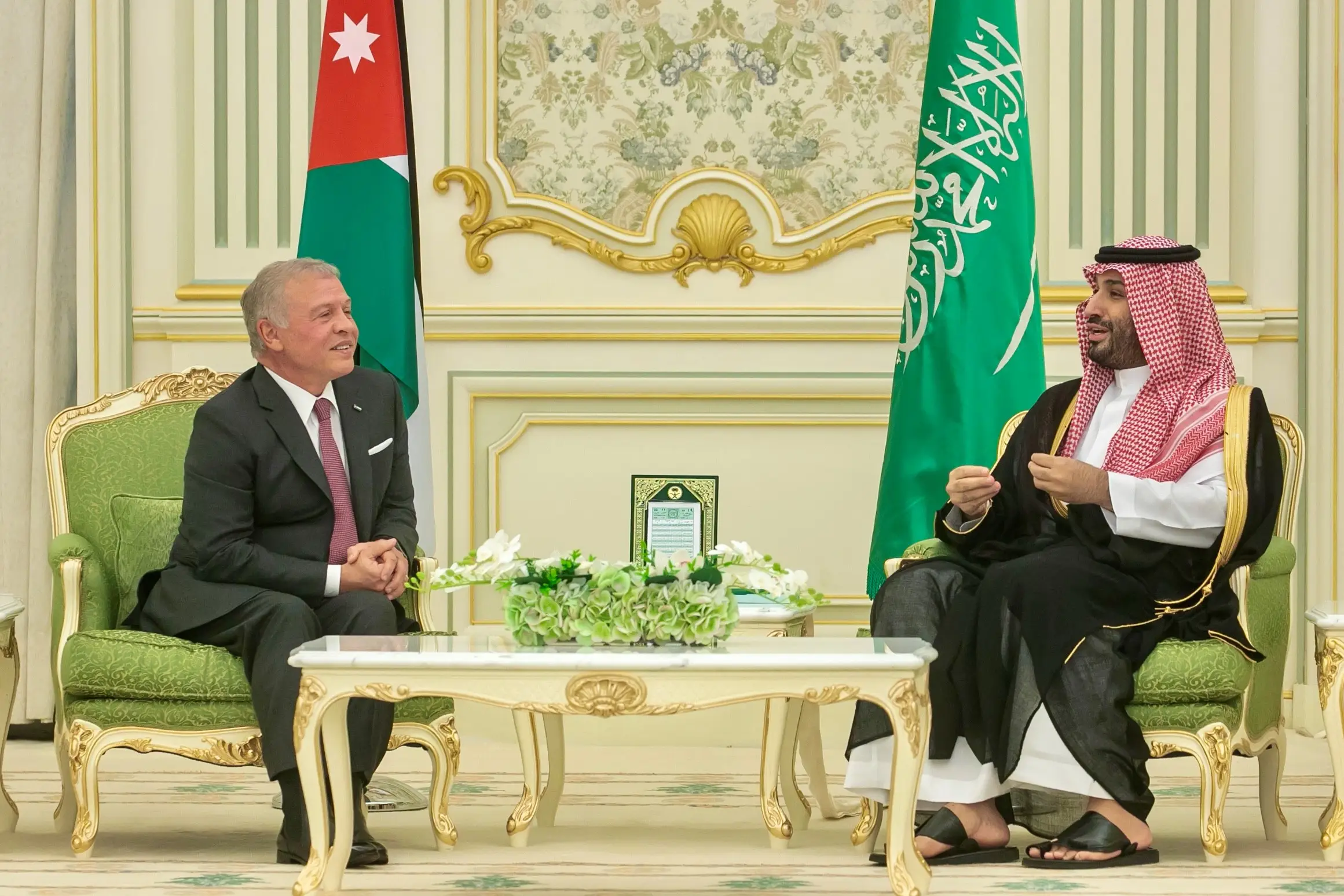 King, Saudi crown prince discuss bilateral ties, regional developments