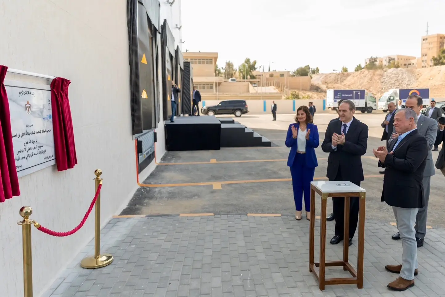King inaugurates Strategic Medical Inventory Warehouse in Zarqa