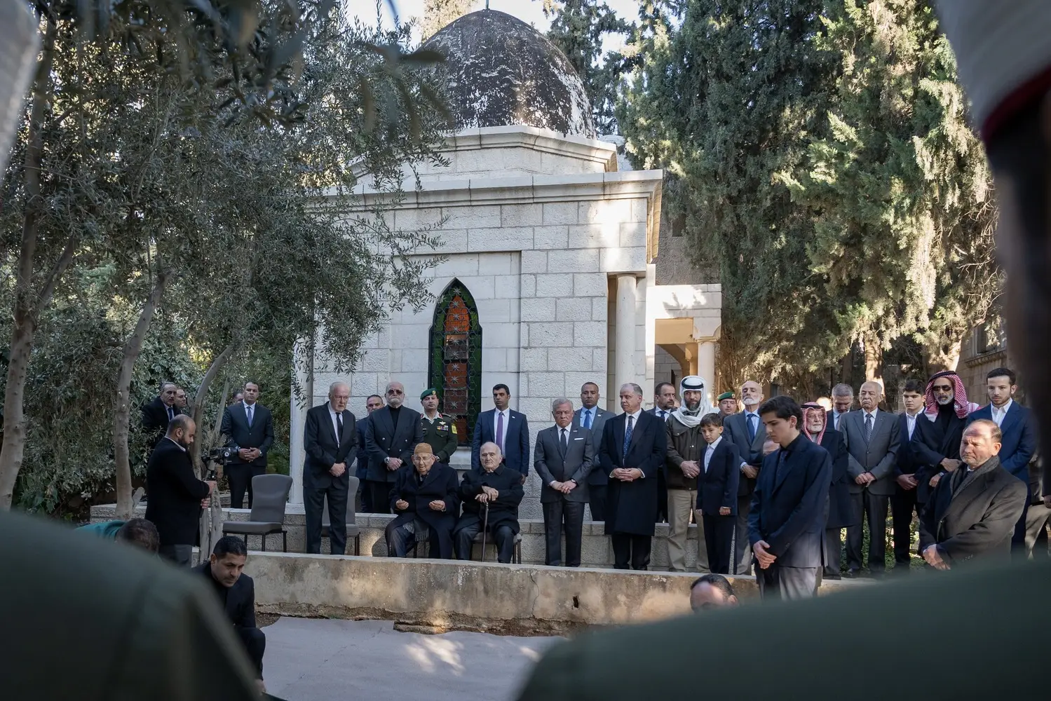 King attends Princess Majda’s funeral